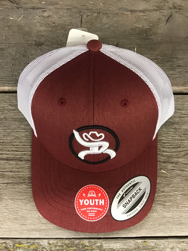 CL4029T-RDWH-Y Cap - Hooey "Strap" Roughy Trucker Rd/Wht/Snap Back