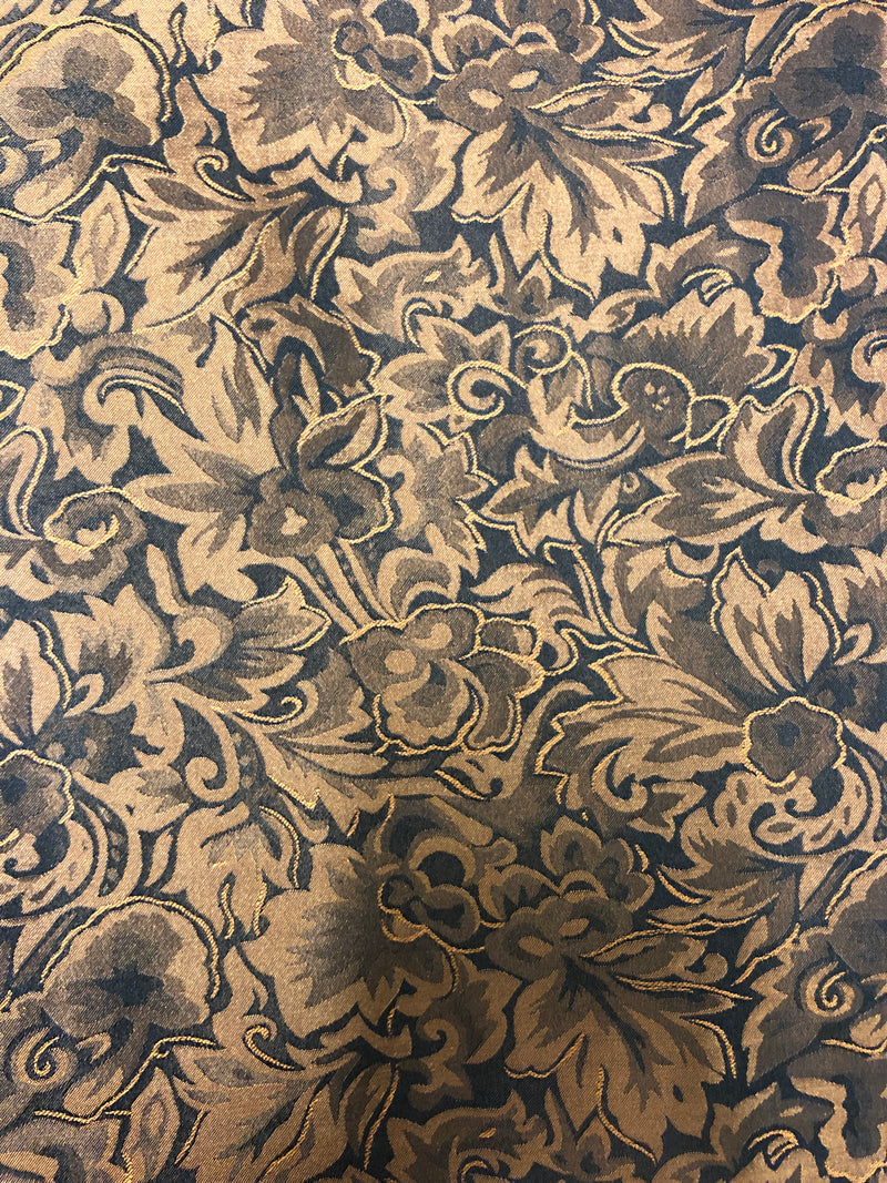 CLSCRFBAROQUE--Rust Scarf Silk Baroque - 34"