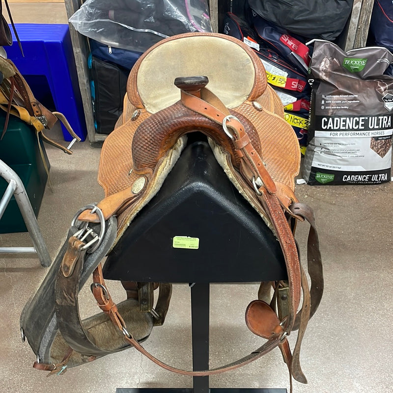 TKUSEDGG4 Used Pleasure Saddle (Alamo) 13"