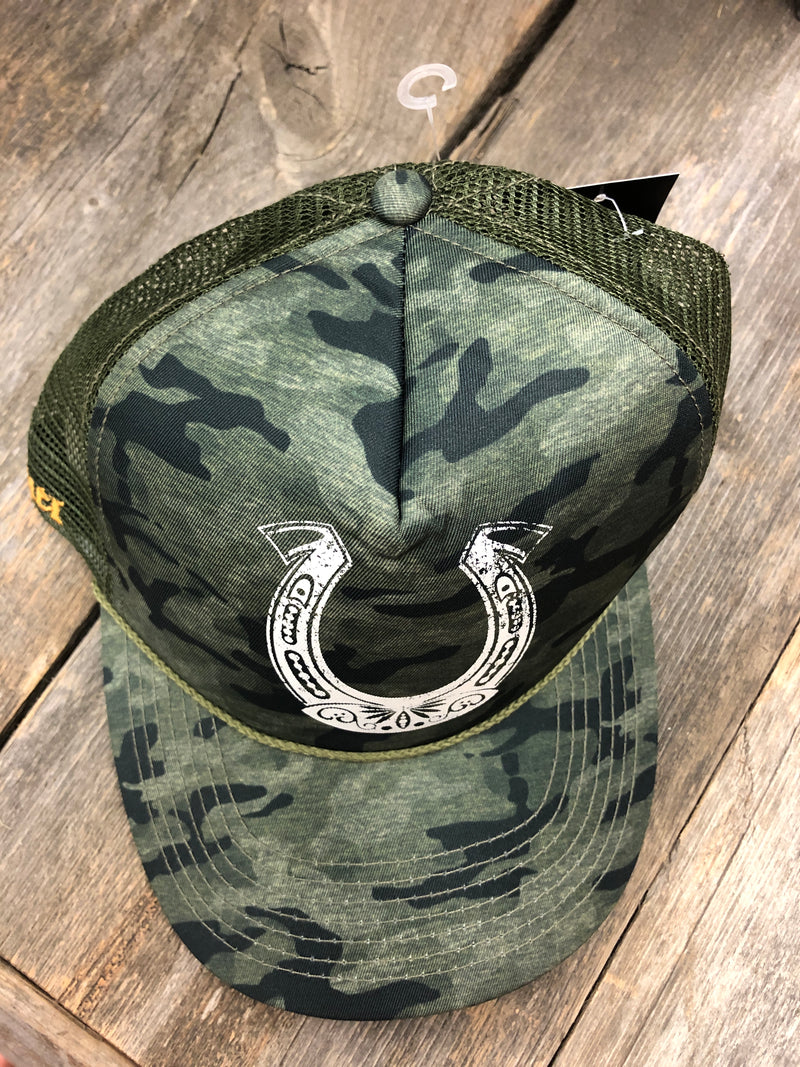 CLCCC0048001 Womens Trucker Cap - Green Camo