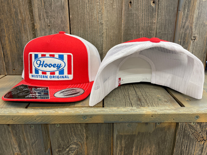 CL2201T-OSFA-Red/Wht Cap- Hooey "Sudan"