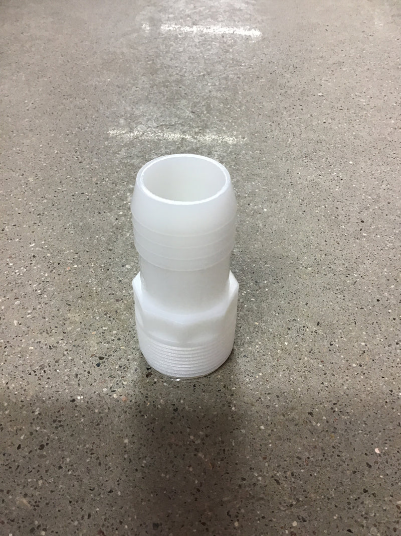 LE3401-0100125 Male Adapter - 1 1/4" Nylon MIP x Insert