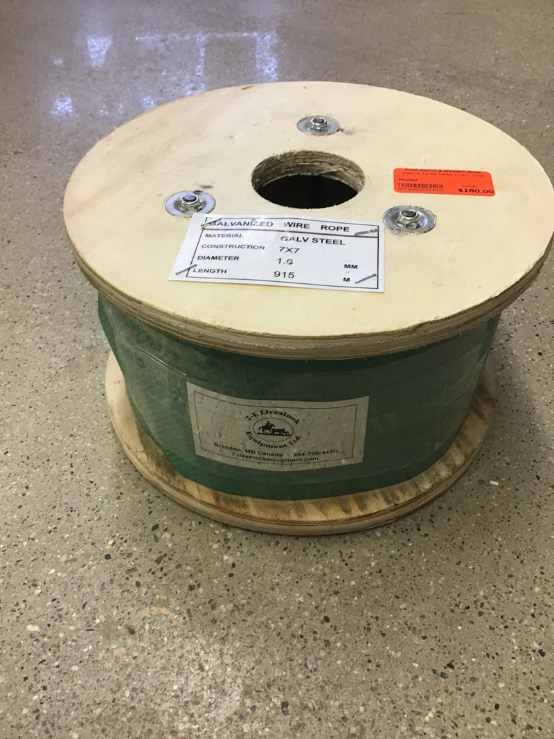FE3000 Electric Fence Cable 1/16 x 3000'
