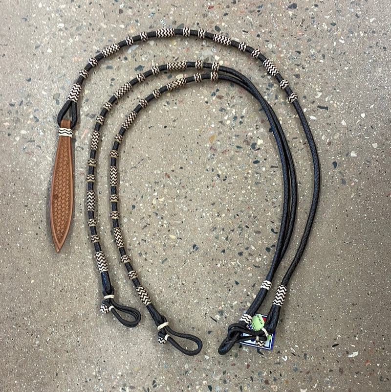 TKWR7083-DKO Rommel Reins Soft Leather Dark Oil