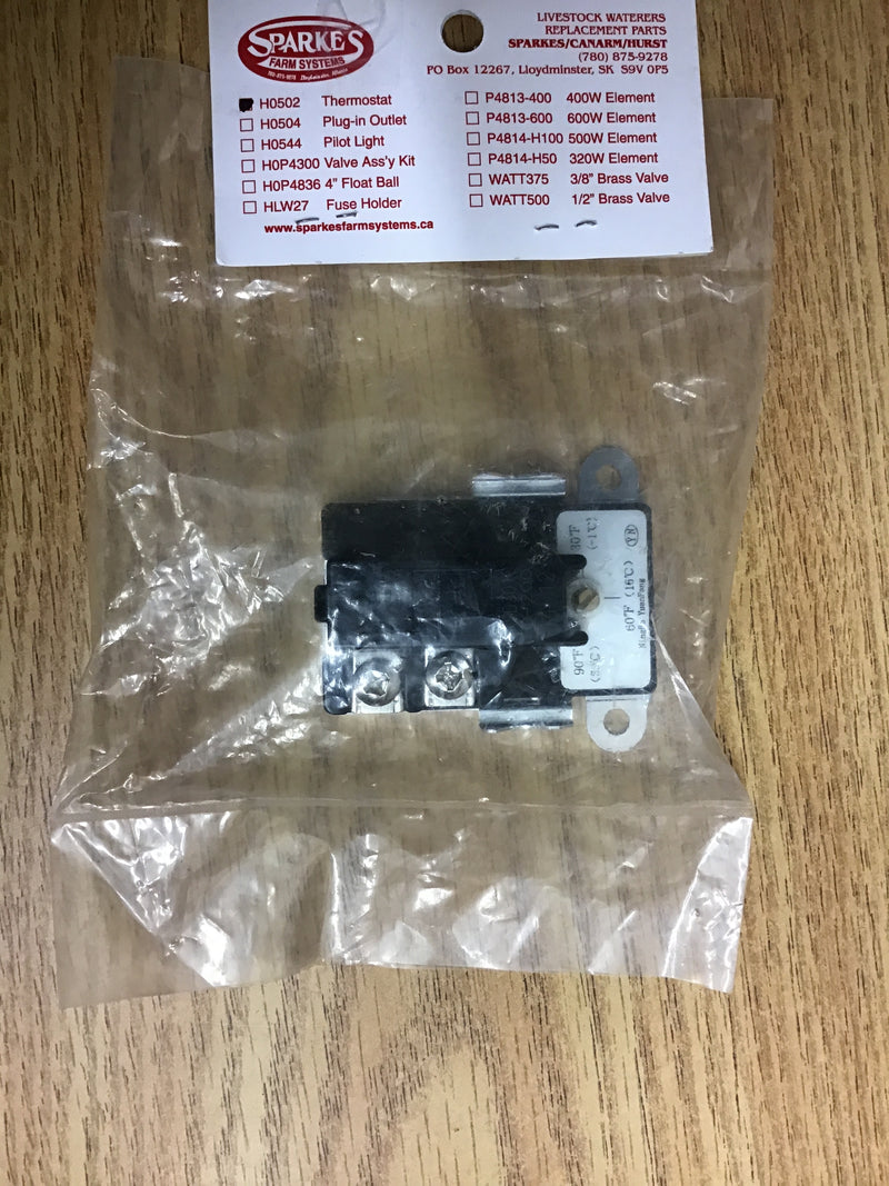 LE671479 Canarm Thermostat Water Bowl