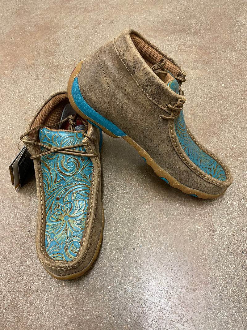 CLTWDM0148 Twisted X Ladies Bomber & Turquoise Chukka Driving Moc