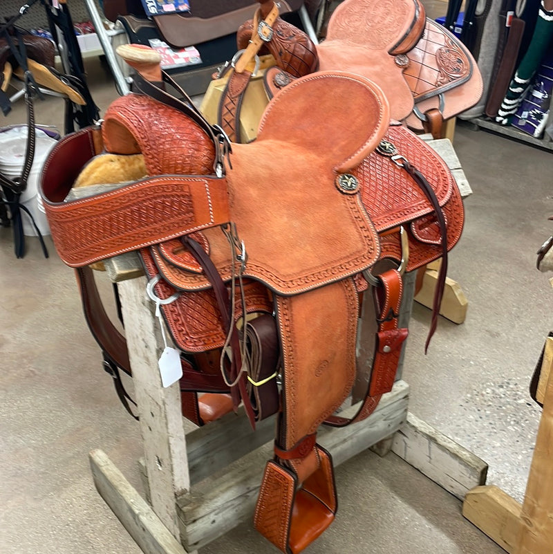 TK50027 NORTH ROCK Team Roping Saddle 14.5"