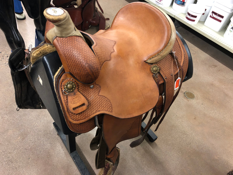 TKUSEDSD7 Circle G 14.5" Ranch Saddle