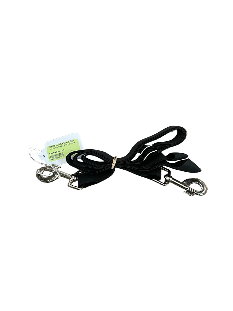 TKSS3129-ASST Leg Straps Elastic 2 Pack with Snaps