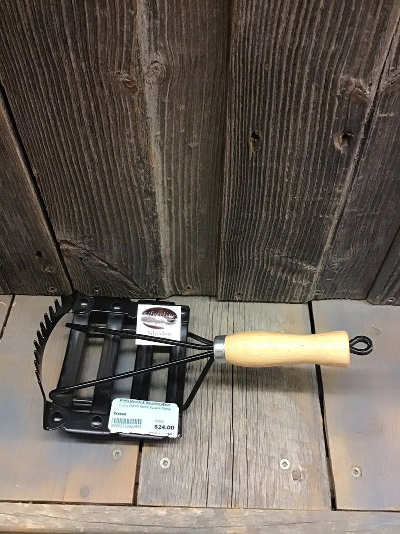TK360530 Curry Comb Kerbl Square Metal