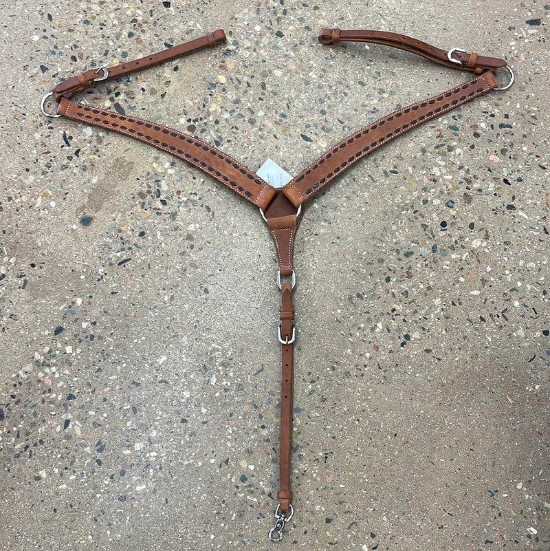 TKBC2269 Breast Collar -Contrast Buckstitch