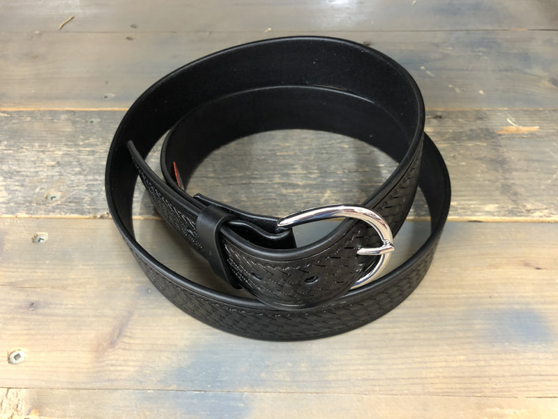 CLN2610401-46-Black Belt 1 1/2" Basket Stamp - Hired Hand