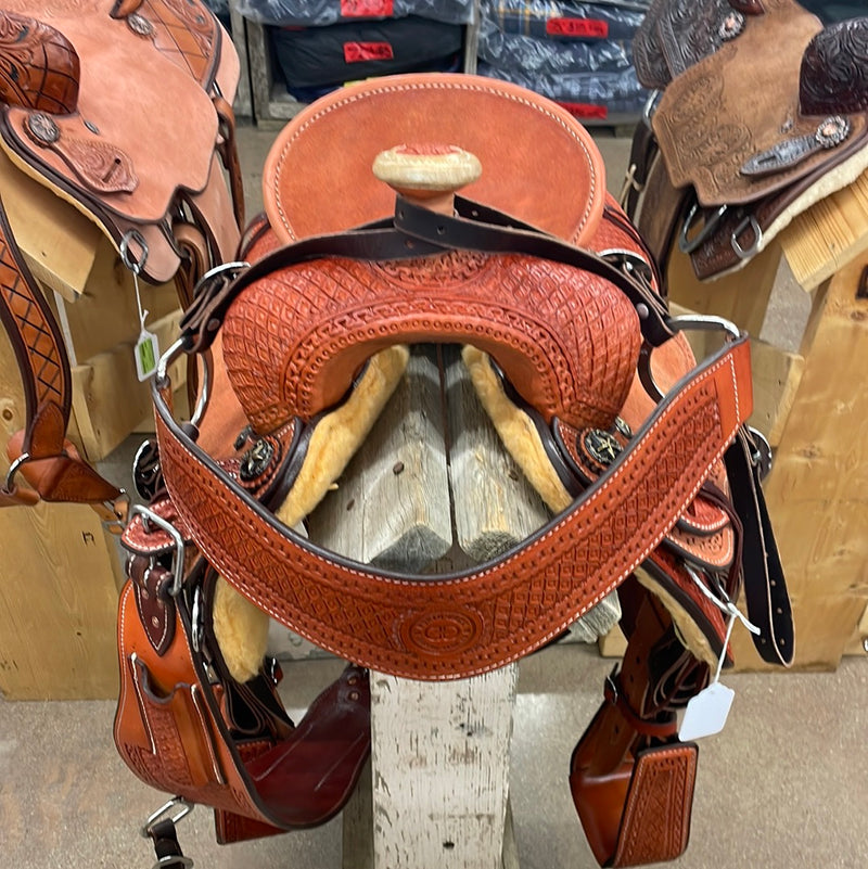 TK50027 NORTH ROCK Team Roping Saddle 14.5"