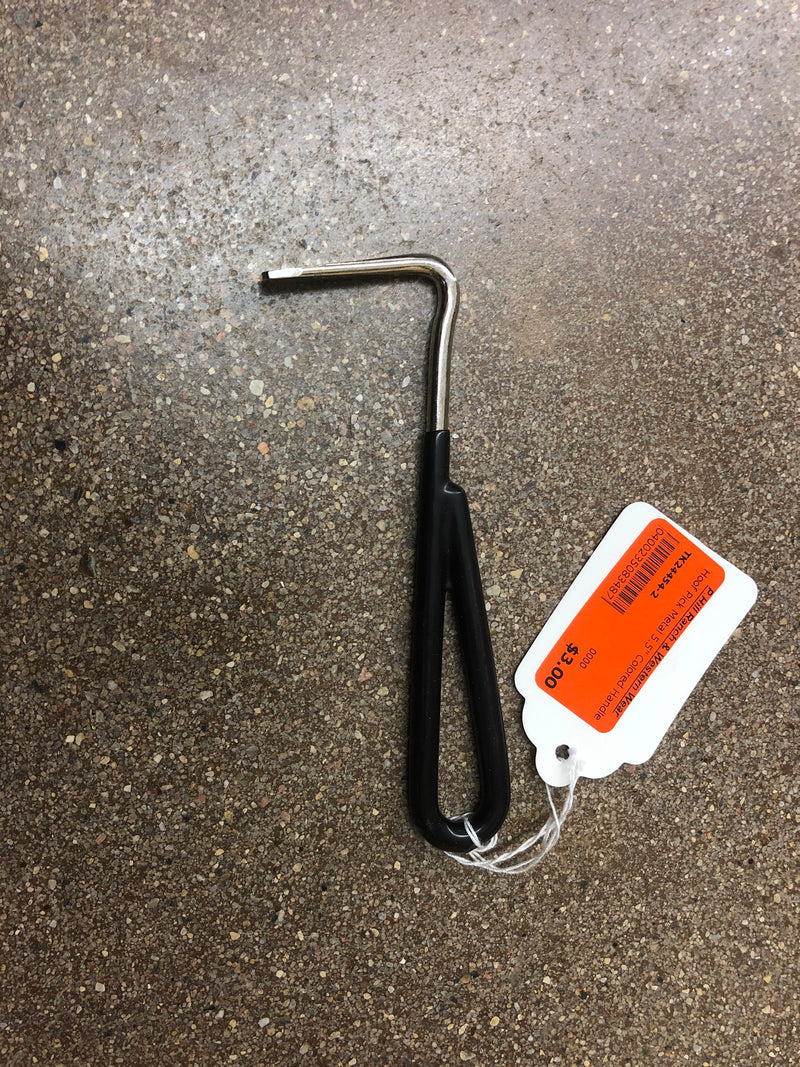 TK24454-2 Hoof Pick Metal 5.5" Colored Handle