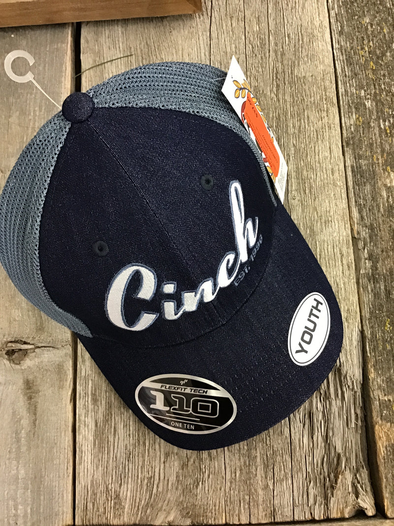 CLMCC0606007 Ball Cap Youth Cinch Snap Back Denium/Blue