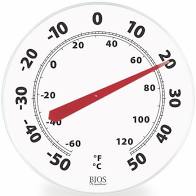 HG4760914 Thermometer Dial 12" Blk/White