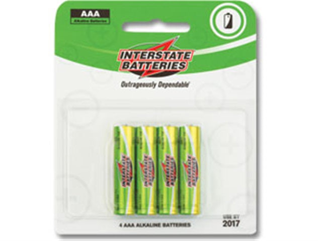 HGDRY0075 Battery - AAA  Interstate 4 pkg