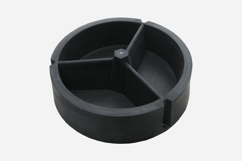 LEMINERALFEED Mineral Feeder Durabull Poly w/40" Rubber Flap