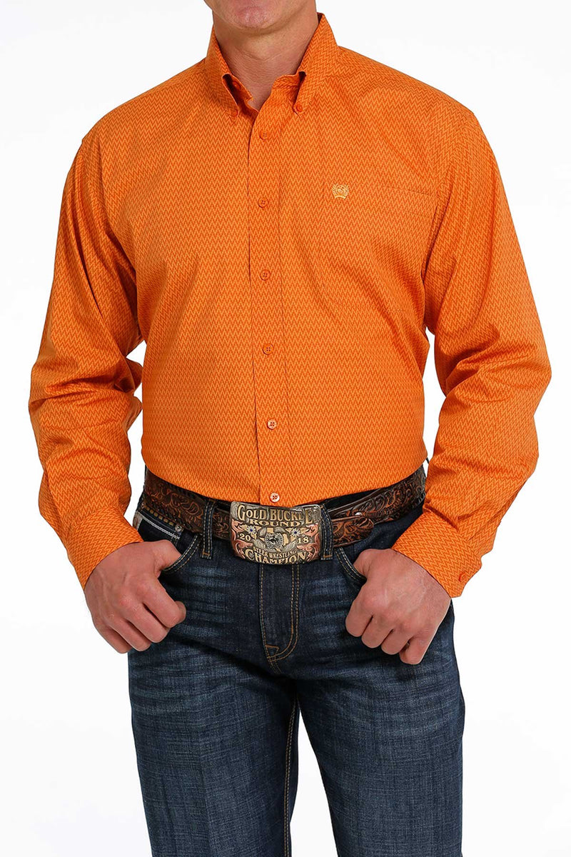 CLMTW1105475 Mens Cinch L/S Shirt Print