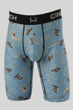 CLMXY6001022 Cinch Men's 9" Boxer Briefs "Sheriff"