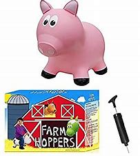 BGFHA1301 Farm Hoppers Pig (Pink)