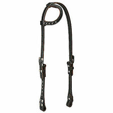 TK10-0463 Headstall Roundtable Slide Ear Black
