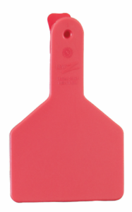 ACNZCALFLN-Lng Neck-Red New Z Calf Size Tags 25's