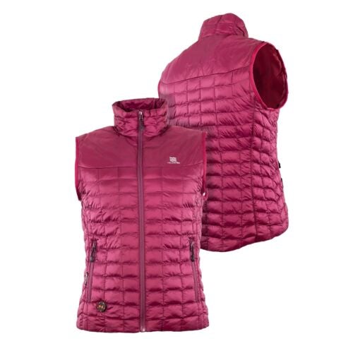 CLMWWV04-S-Burgundy FieldSheer Heated Vest - Back Country
