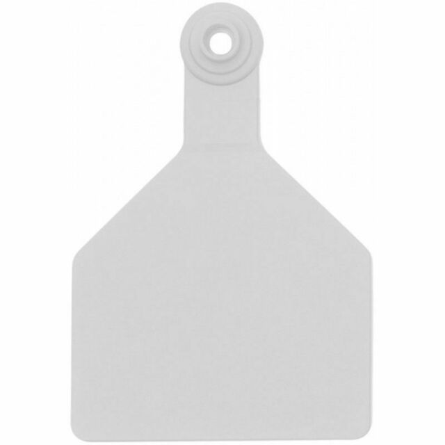 ACZSTOCKMANCOW-Cow-White New Z Stockman Cow Tags Blank 25's 2pc