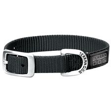 PS07-0941-3/4"x15"-Black Dog Collar Terrain 2 Ply Nylon