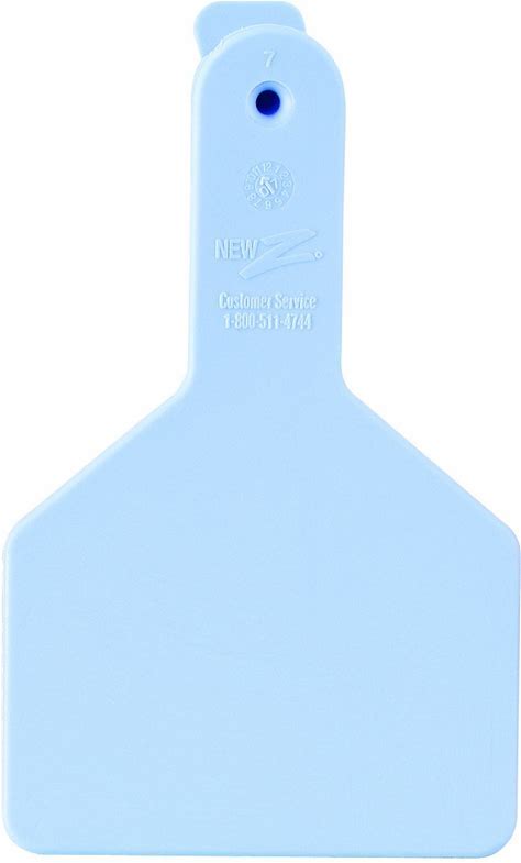 ACNZCALFLN-Lng Neck-Blue New Z Calf Size Tags 25's