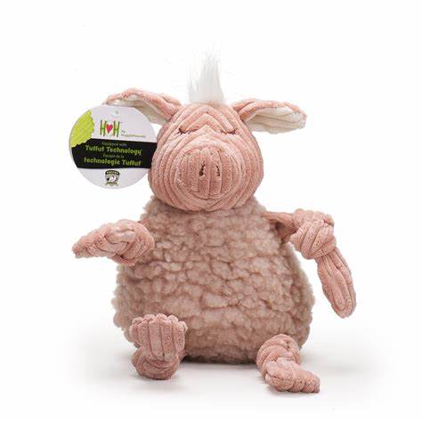 PSD840-01018 Dog Toy HuggleFleece- Small Pig