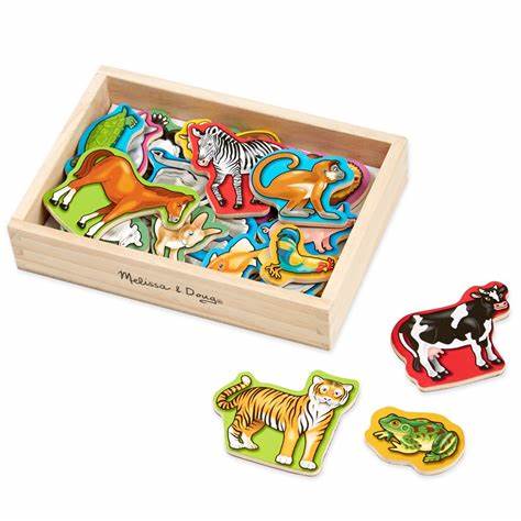 BGMDL10475 Wooden Animal Magnets