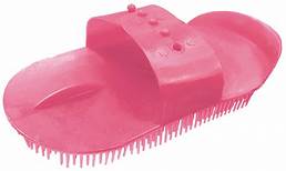 TK374418 Brush Curry Comb Plastic Asst'd Colours