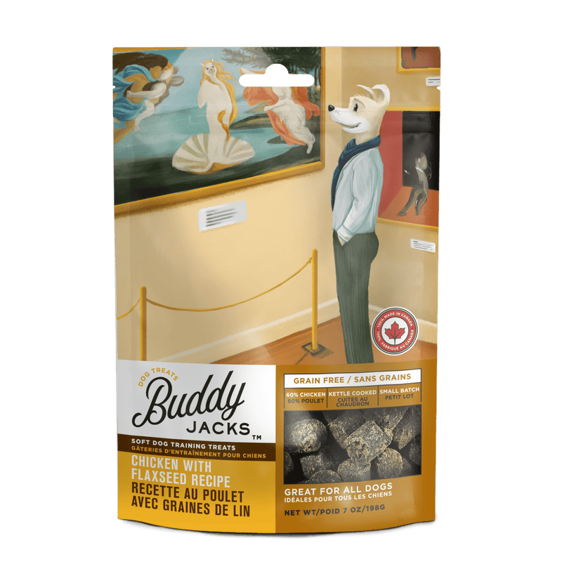 PSD941-01136 Dog Treat Buddy Jack's Chicken/Flax