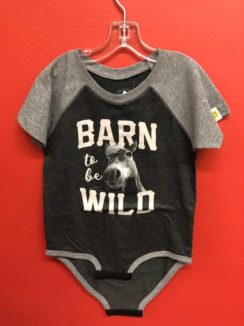CLD54304454-24M-Grey Body Suit - Barn to be Wild