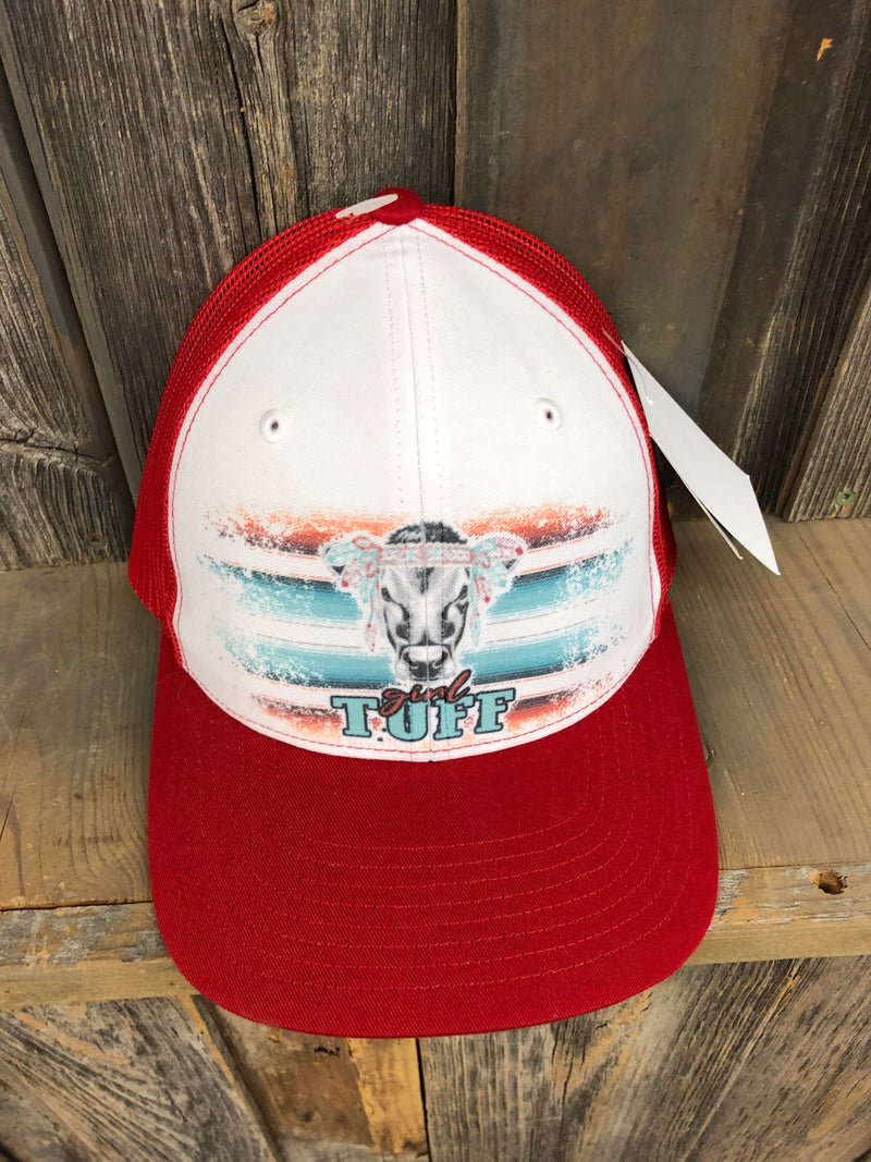 CLTFS01167 Hat Trucker Red "Girl Tuff"