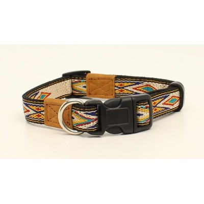 PS9307202 Dog Collar 3/4" Woven Ribbon 13"-20"