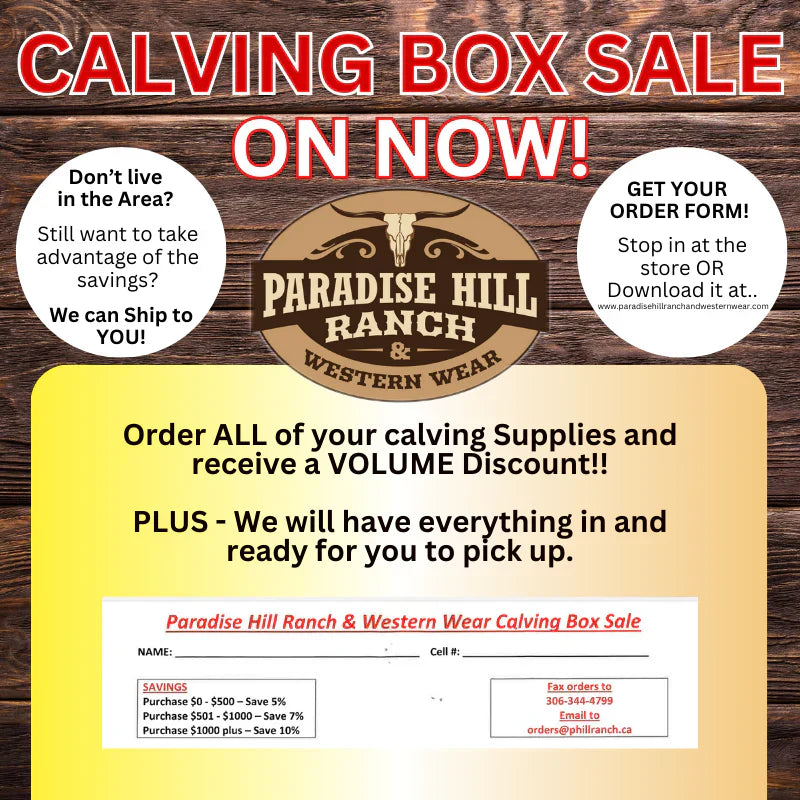 CALVING BOX SALE 2026