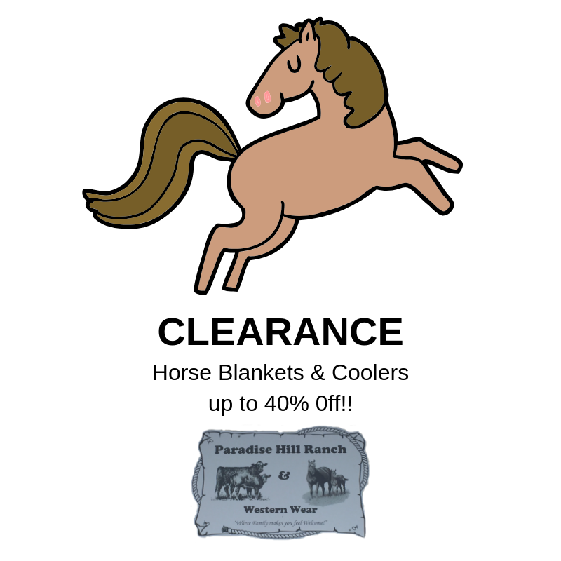 HORSE BLANKET / COOLER CLEARANCE 2019