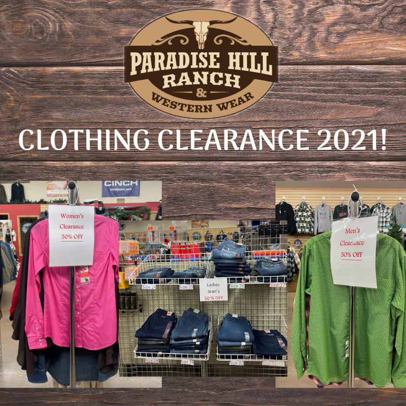 Clothing Clearance 2021