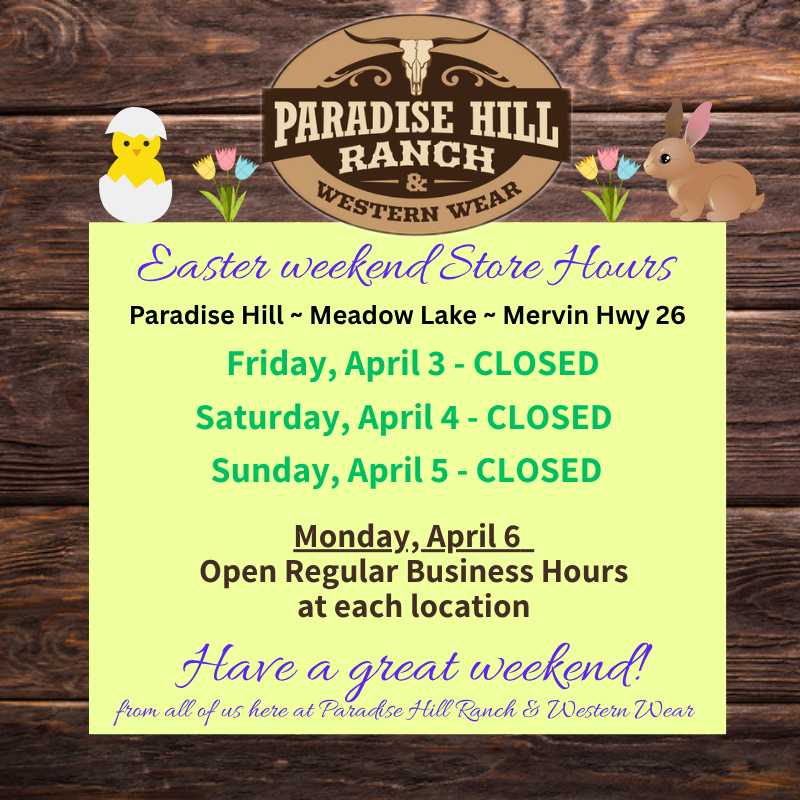 Easter Weekend Store Hours