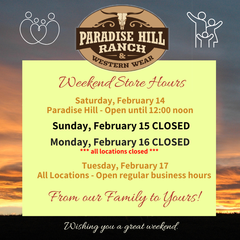 Weekend Store Hours