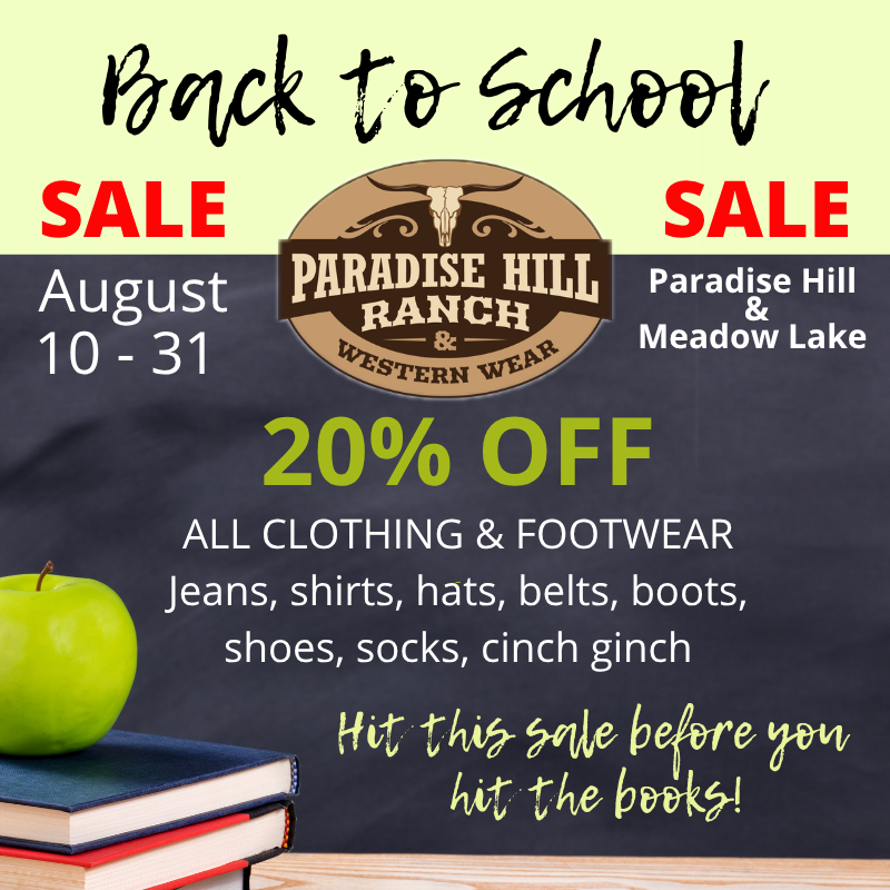 Back to School - 20% off!
