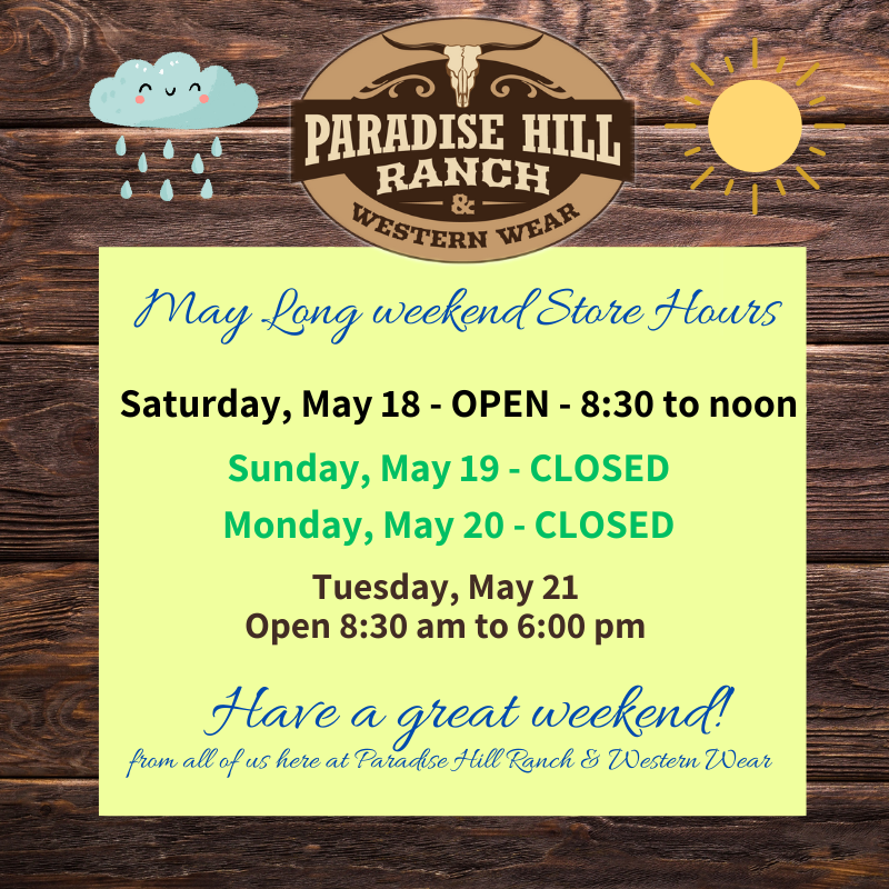 May Long Weekend Store Hours