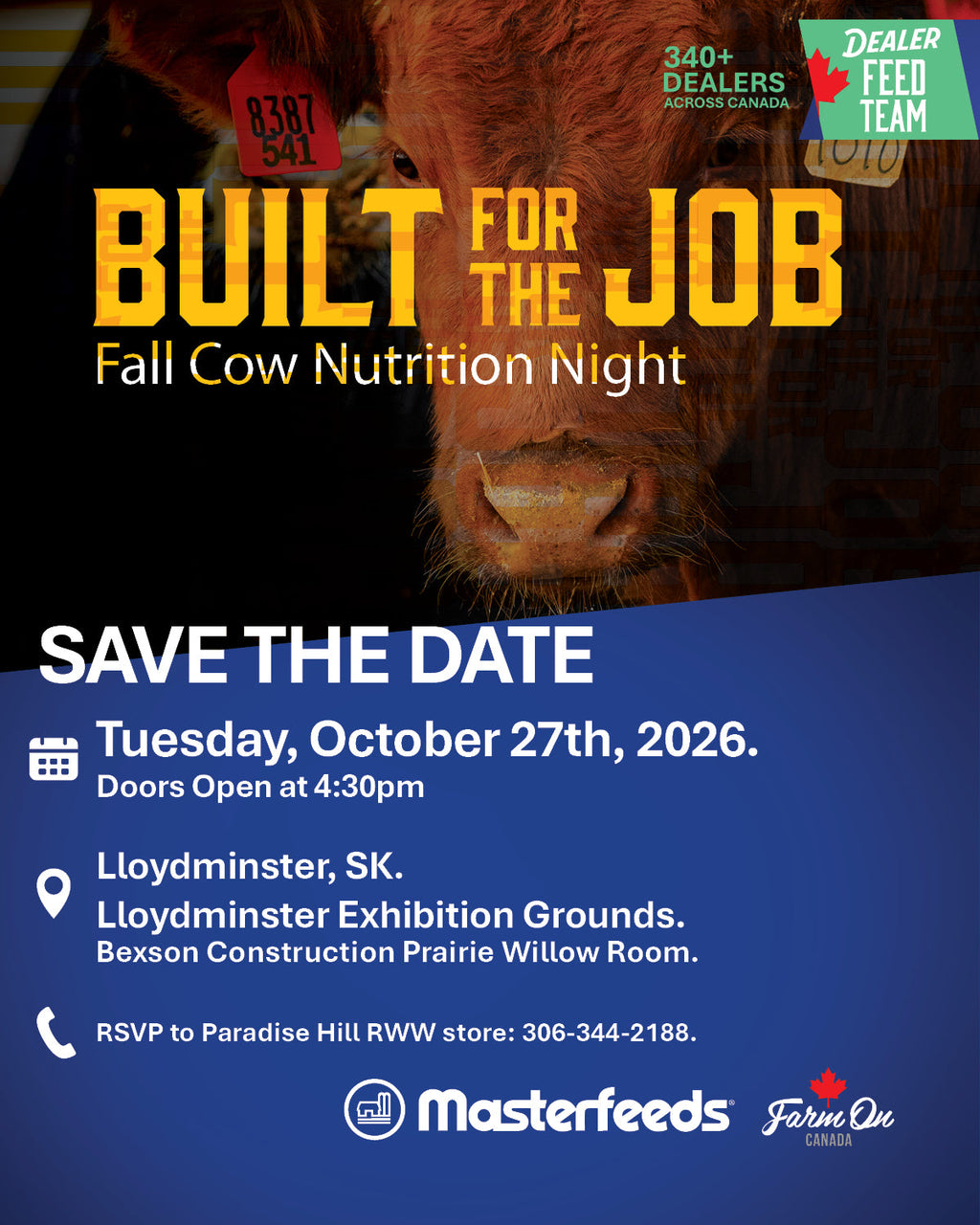Fall Cow Nutrition Night - Oct 26 & Oct 27, 2026