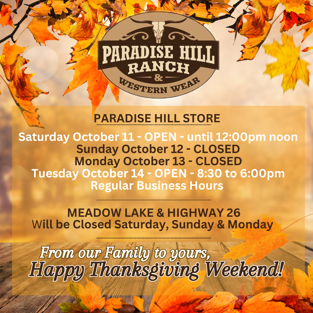 Thanksgiving weekend store Hours