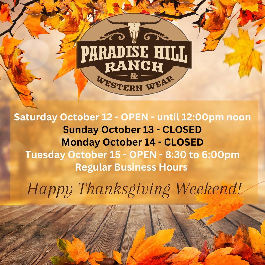 Happy Thanksgiving! Store Hours