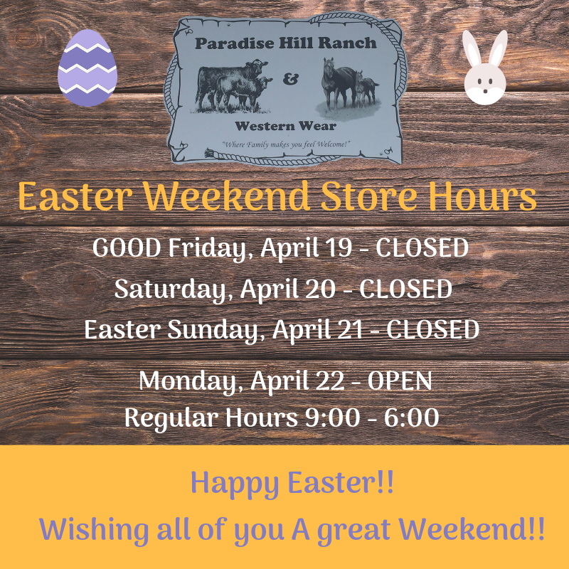 Easter Weekend Store Hours