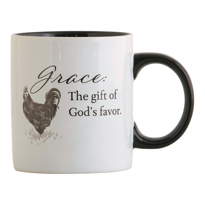 BG132-7938 Mug - Grace Rooster 12 oz